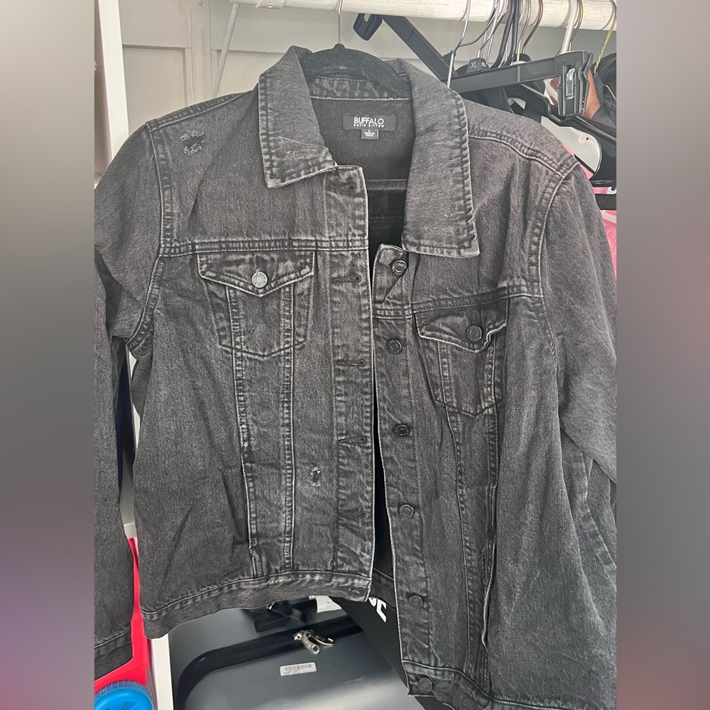 Women’s denim jacket black